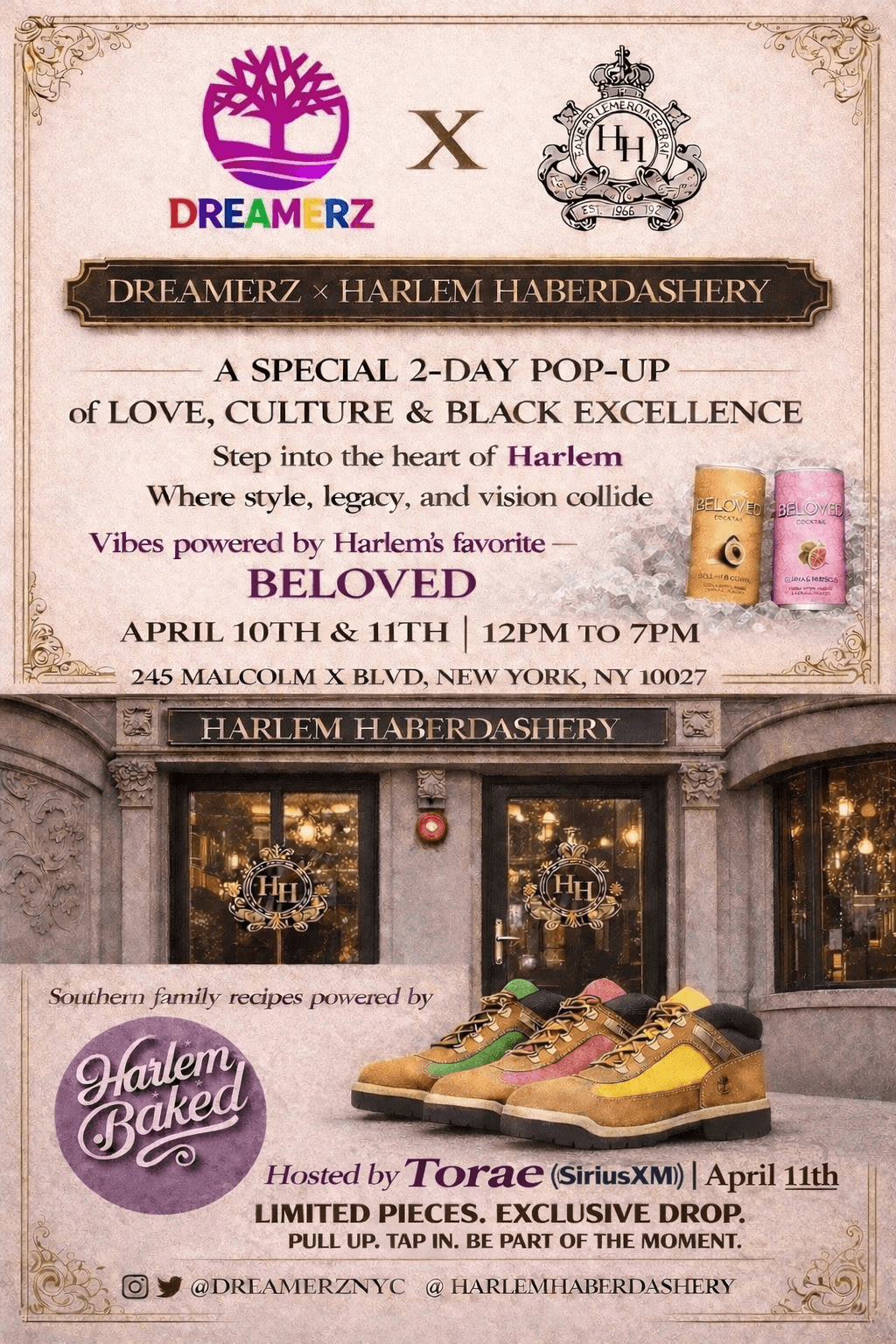 Dreamerz x Harlem Haberdashery event image