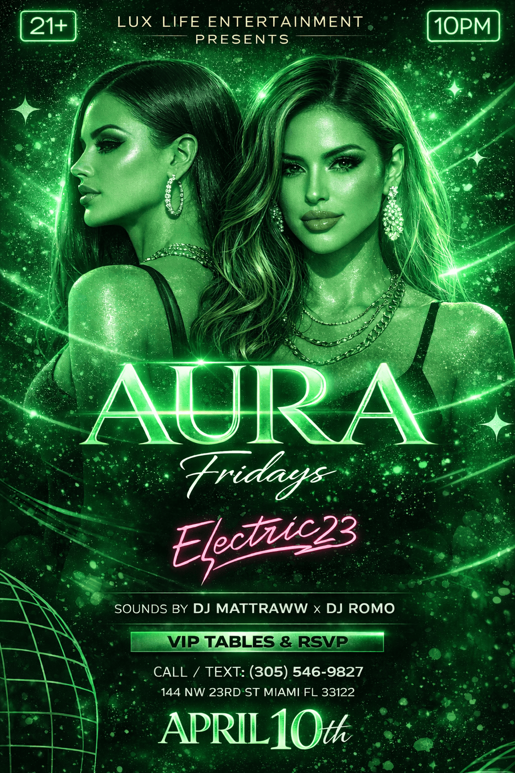 AURA✨ FRIDAYS🥂 @ ELECTRIC 23 event image