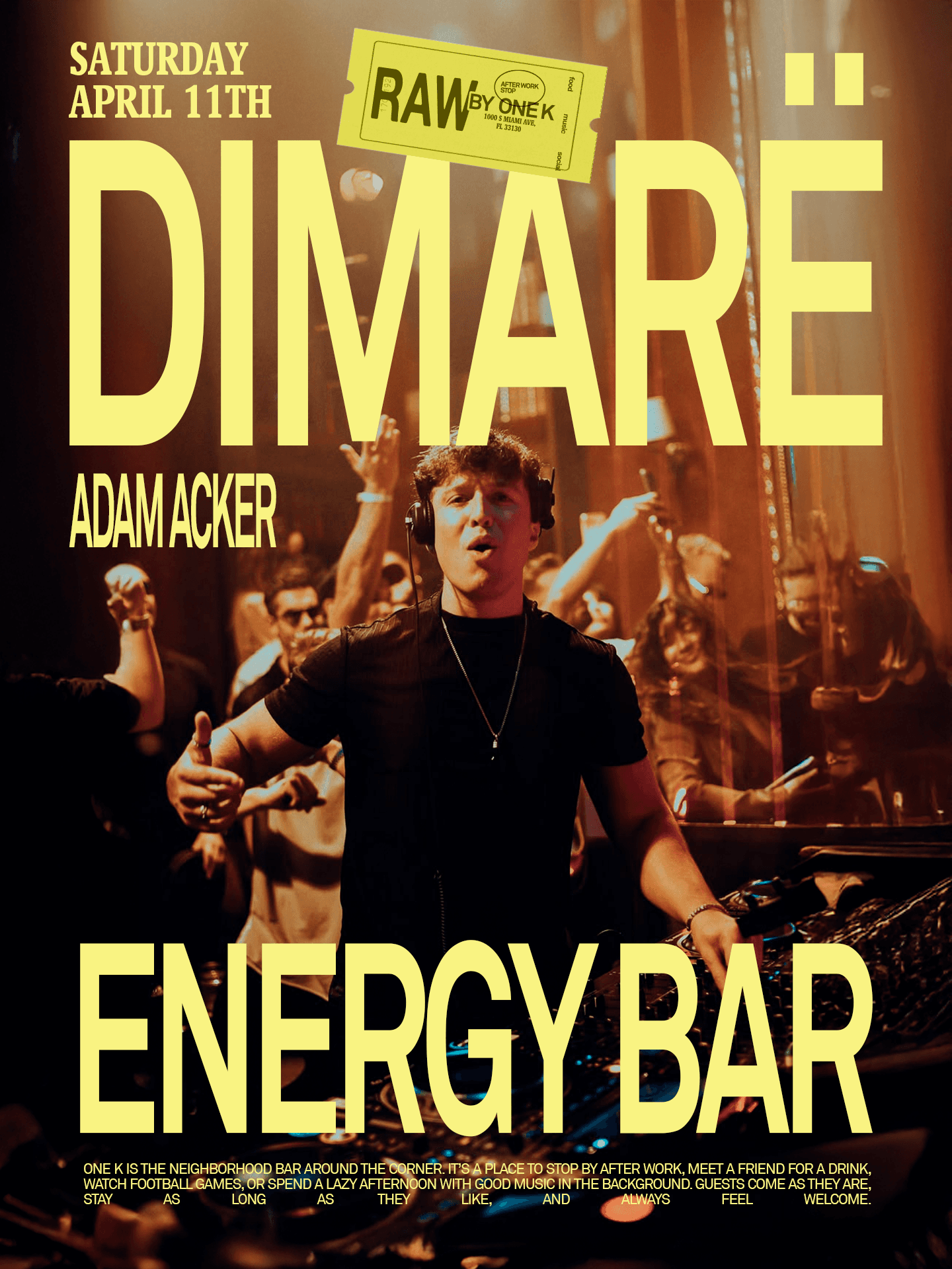 RAW BY ONE K SESSIONS SATURDAY 04/04 event image