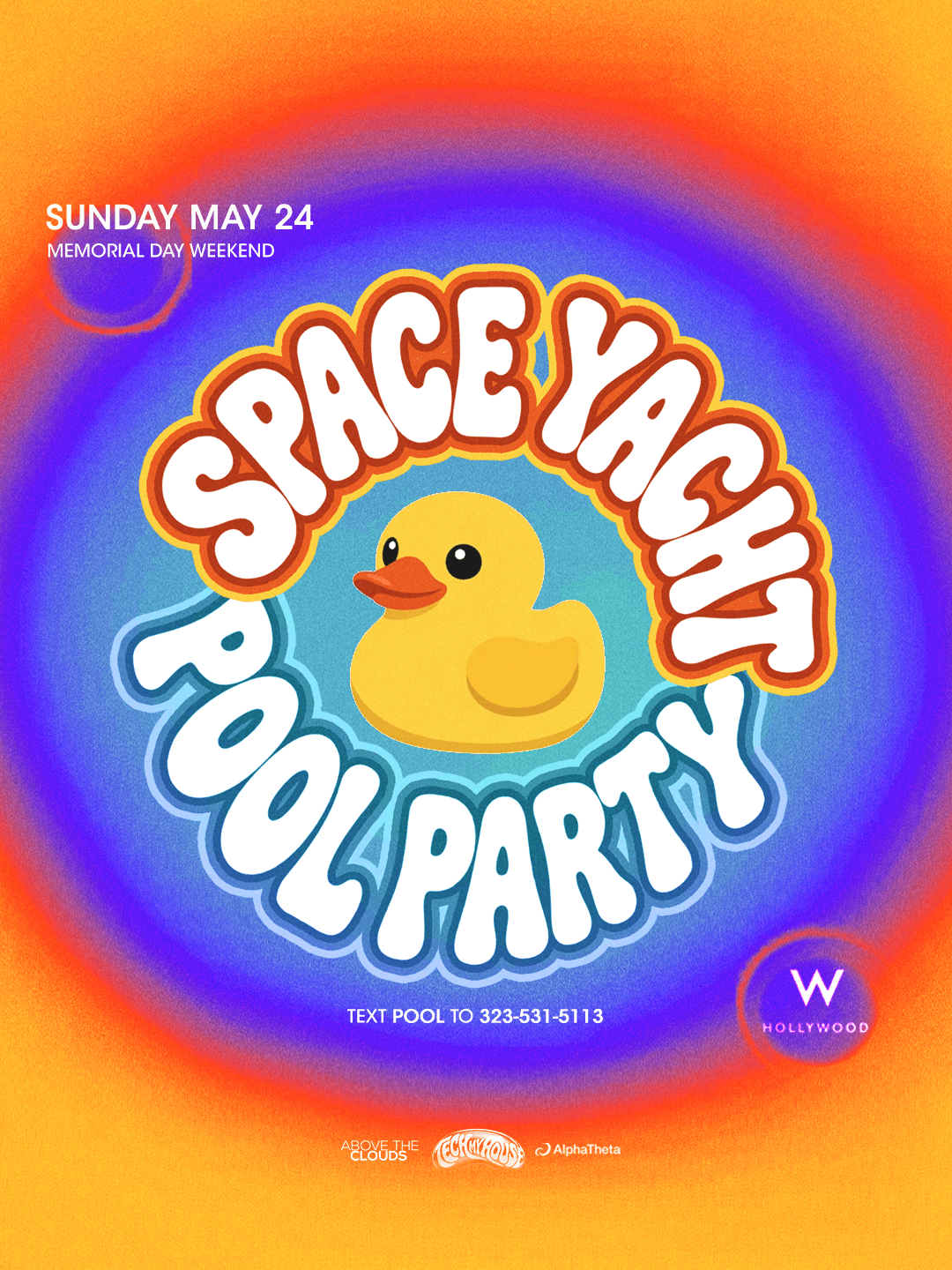 Space Yacht Pool Party event image