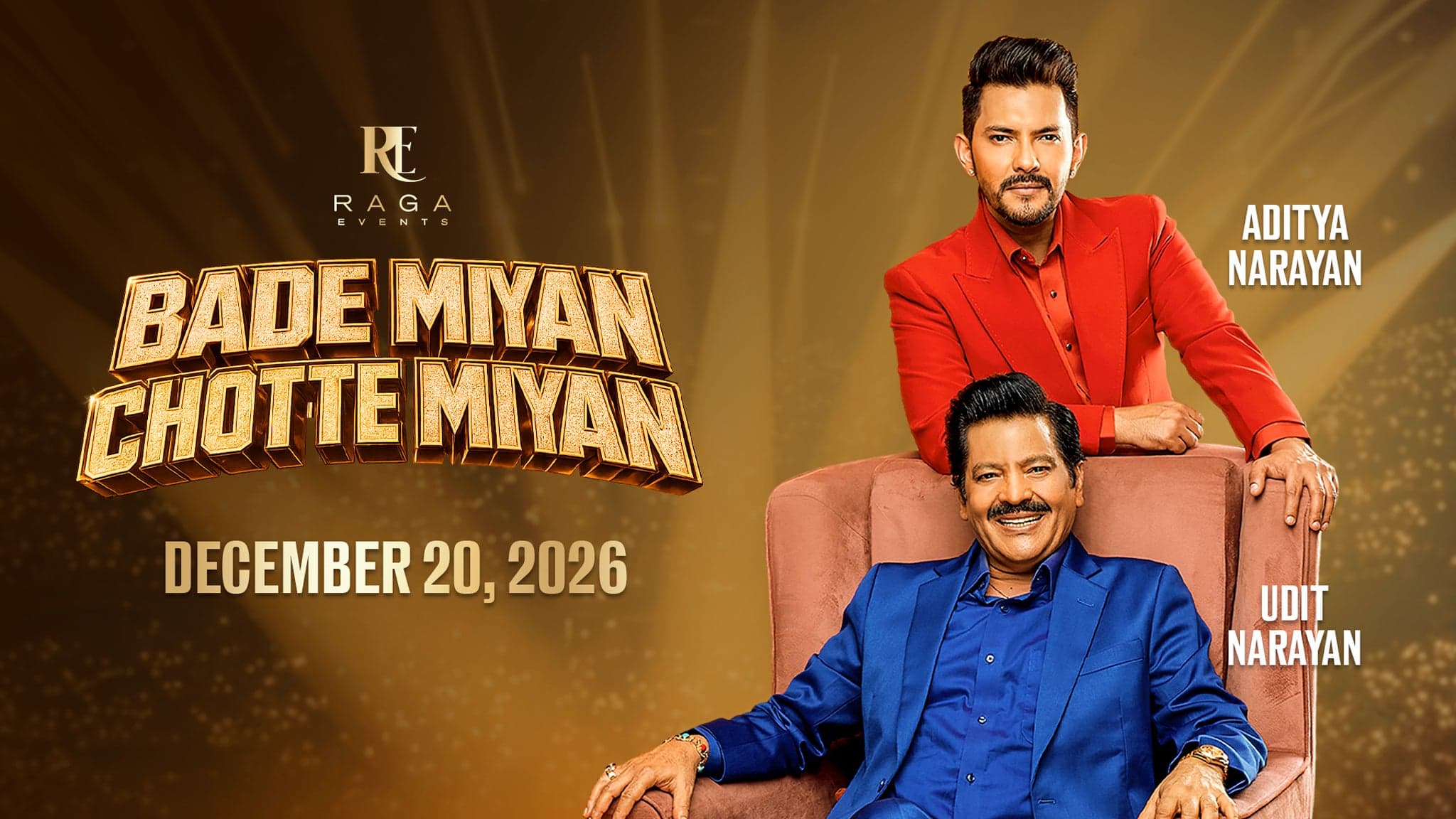 Udit Narayan & Aditya Narayan - Venue Premium Tickets event image