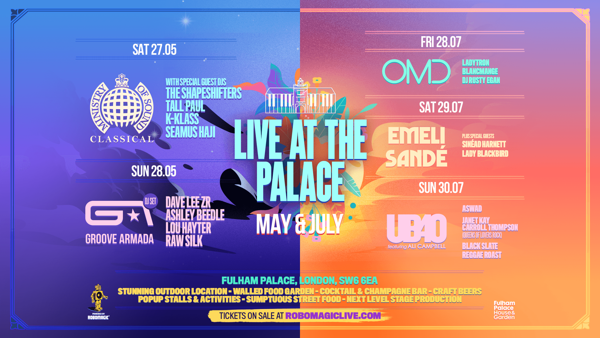 Live at the Palace - Ministry Of Sound Classical event image