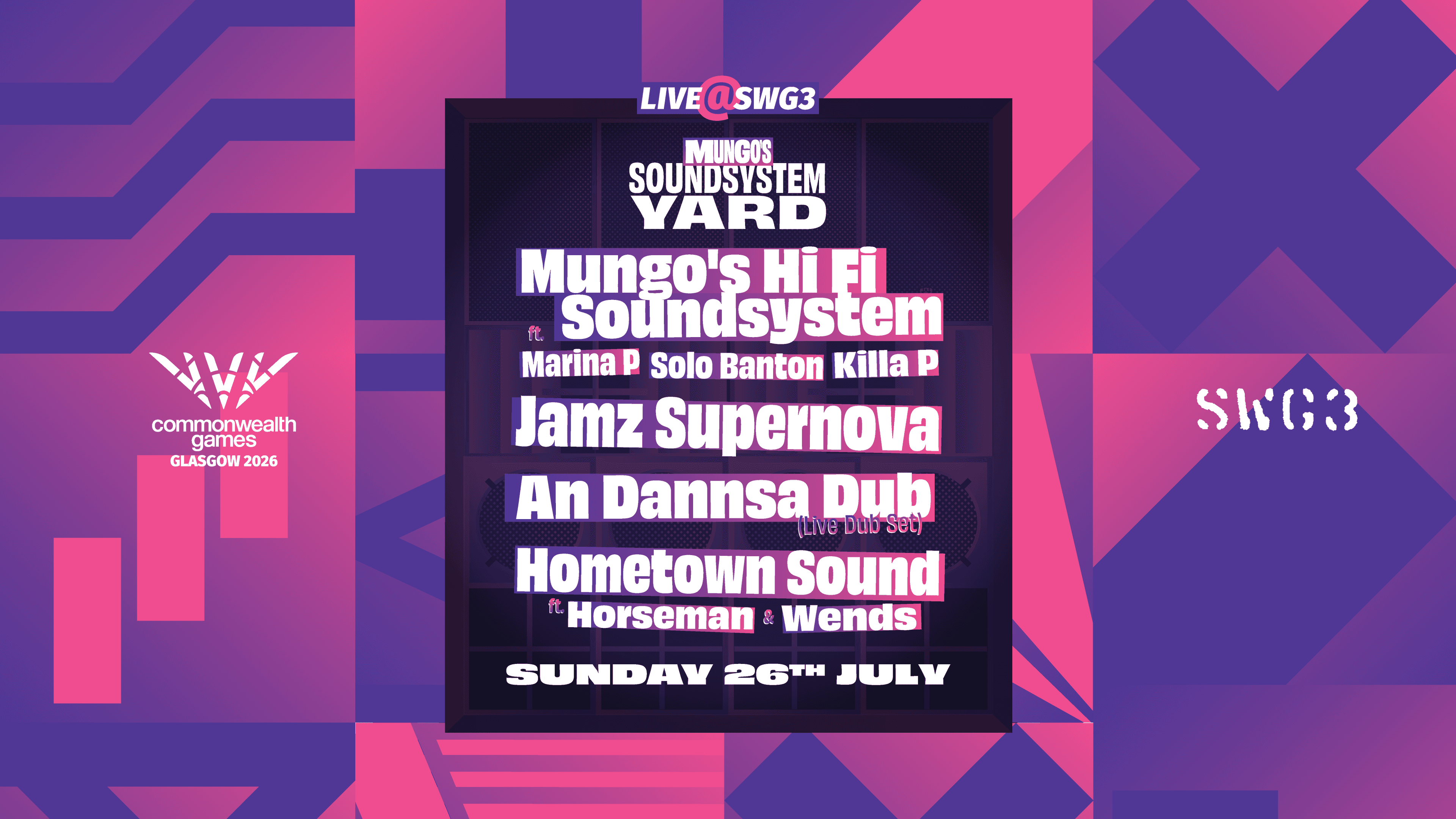 Mungo's HiFi, Killa P, Mariana P & Solo Banton, Jamz Supernova event image