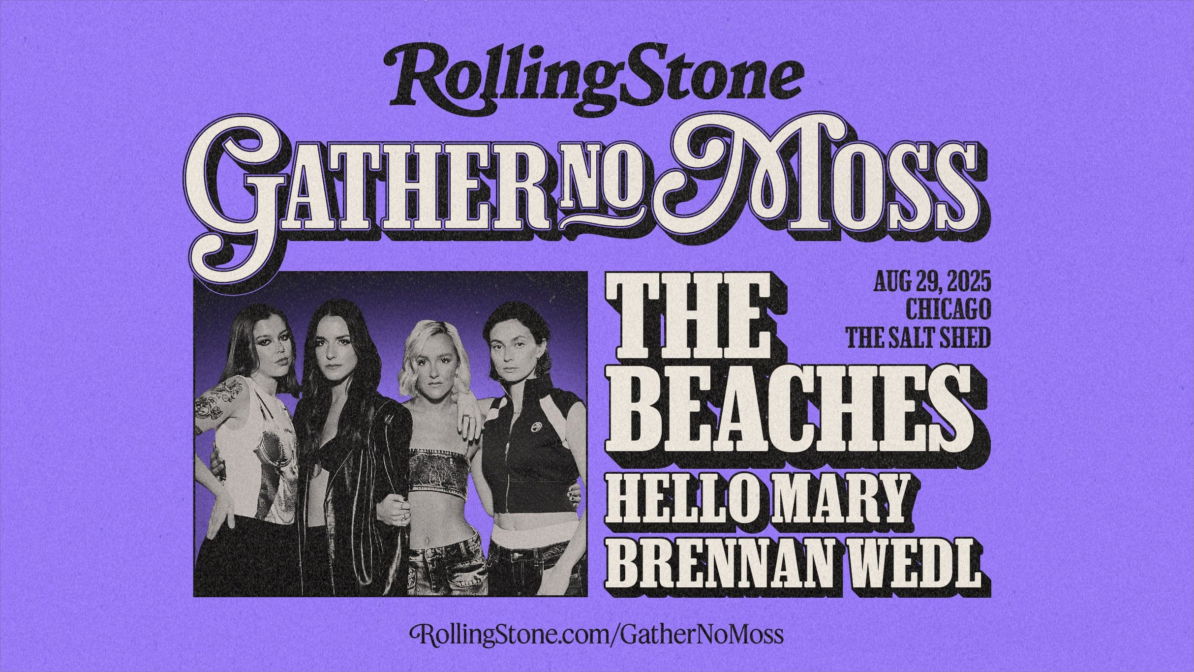 Rolling Stone Presents: Gather No Moss 2025 with The Beaches event image