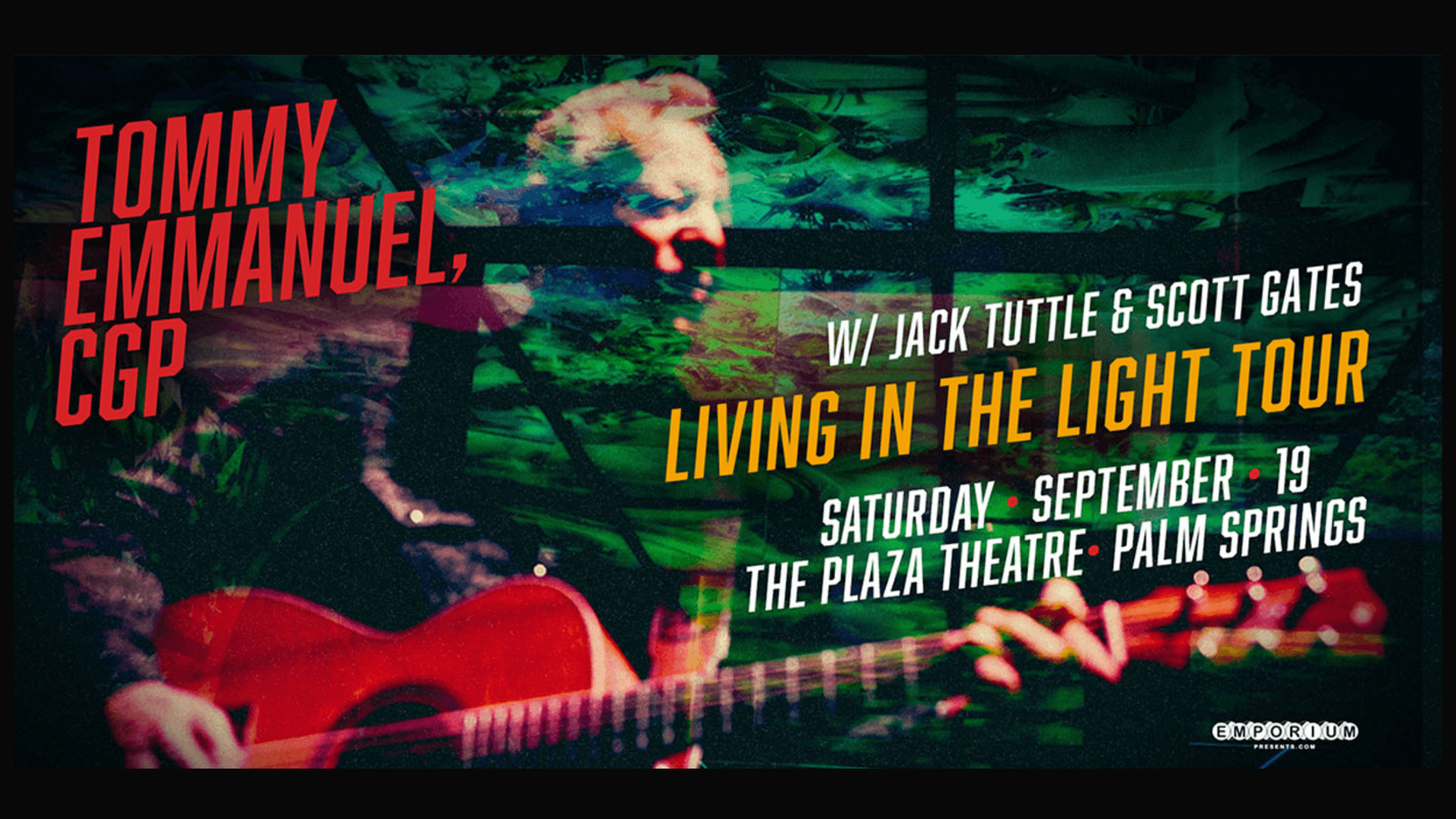 Tommy Emmanuel CGP - Living In The Light Tour event image