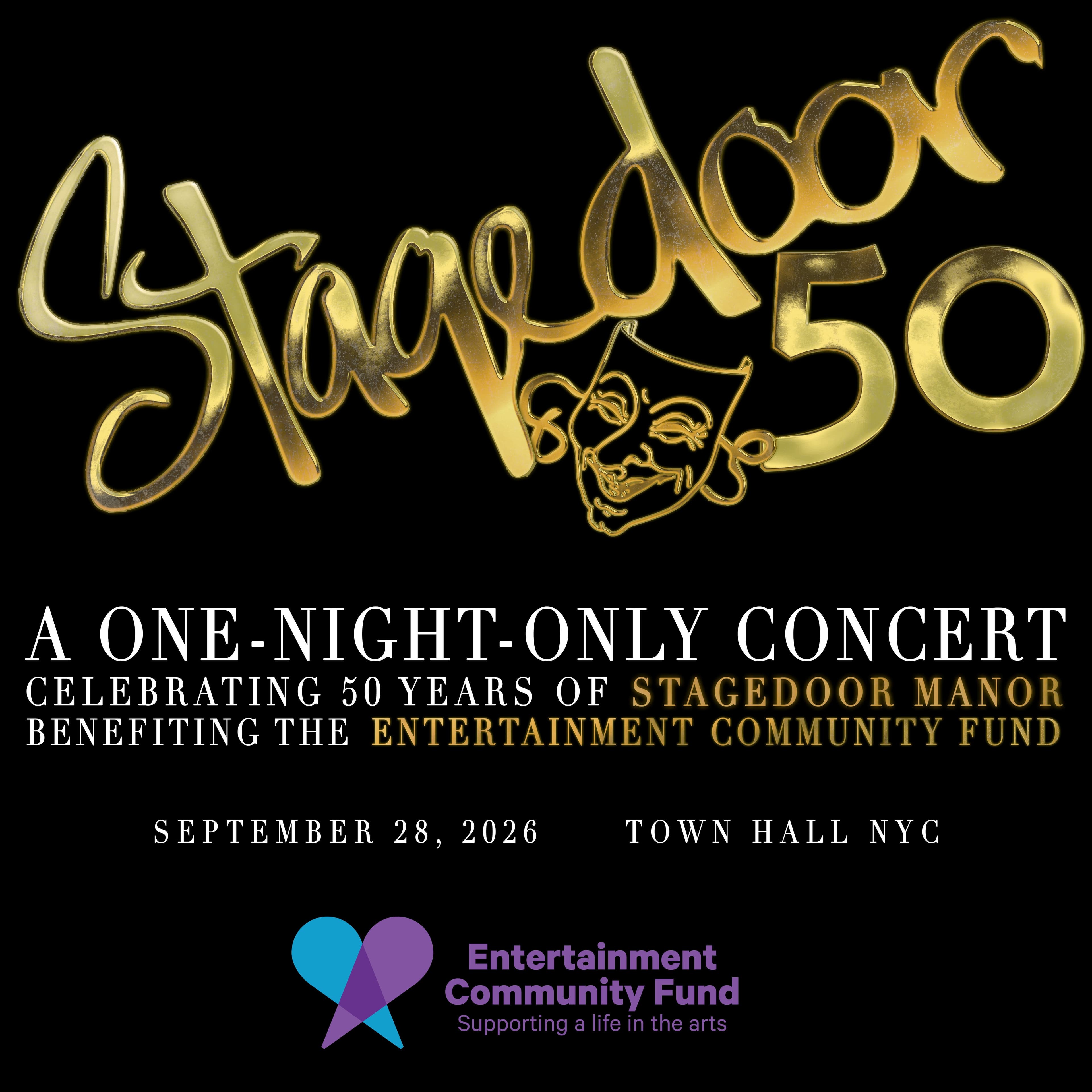 Stagedoor 50: A One Night Only Concert event image