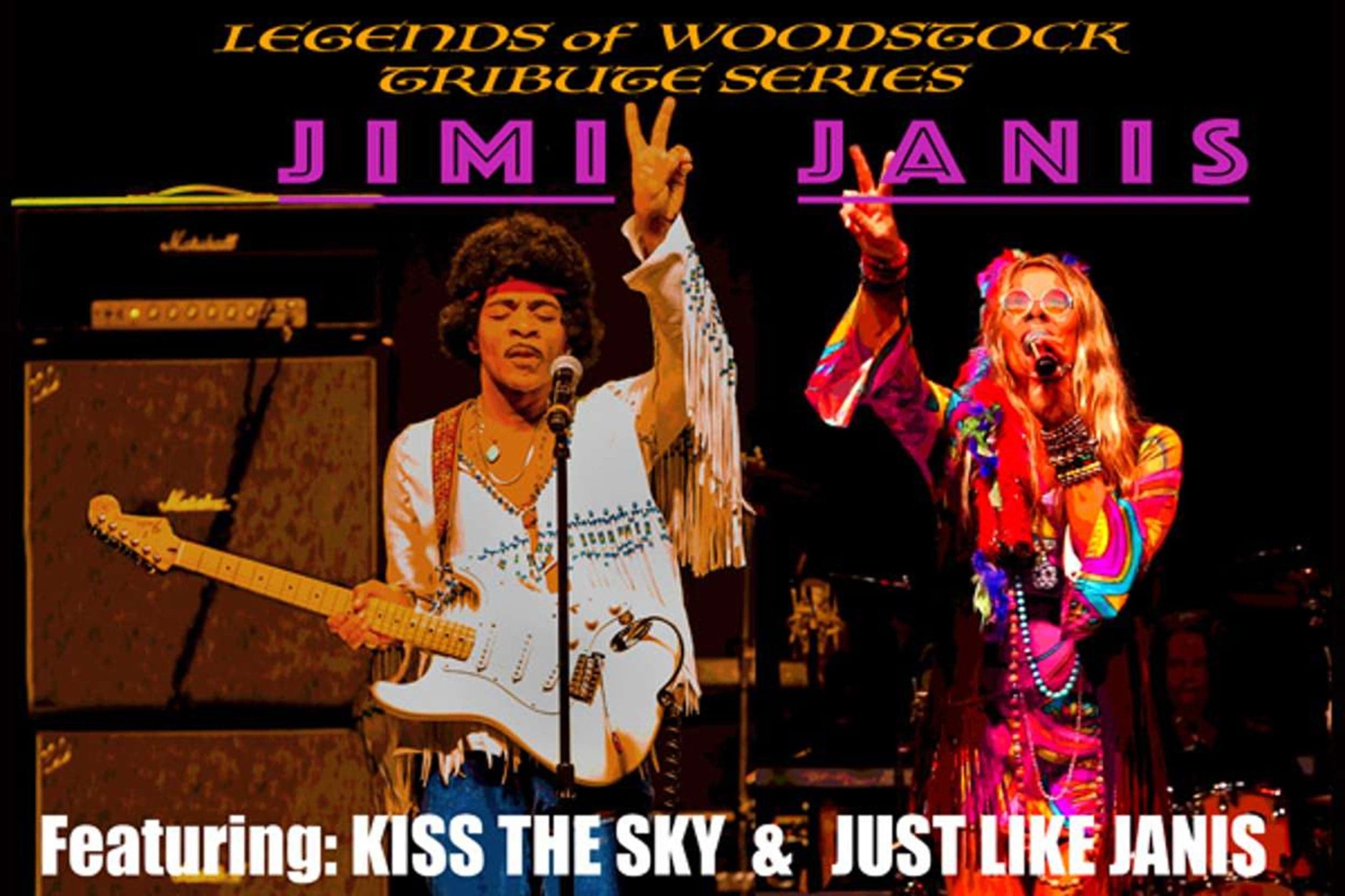 Legends of Woodstock, Kiss The Sky & Just Like Janis event image