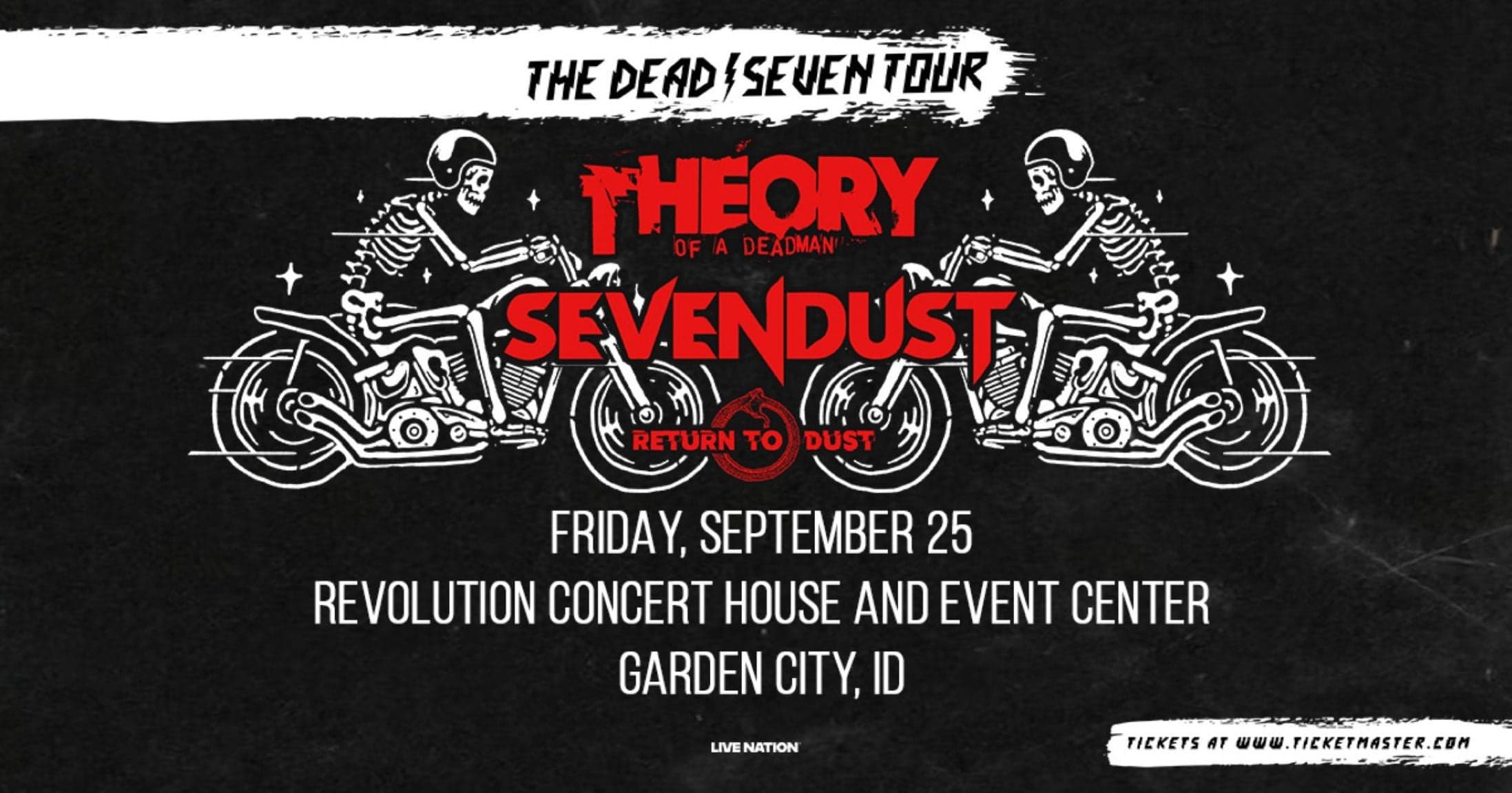 Theory of a Deadman & Sevendust: The Dead / Seven Tour event image