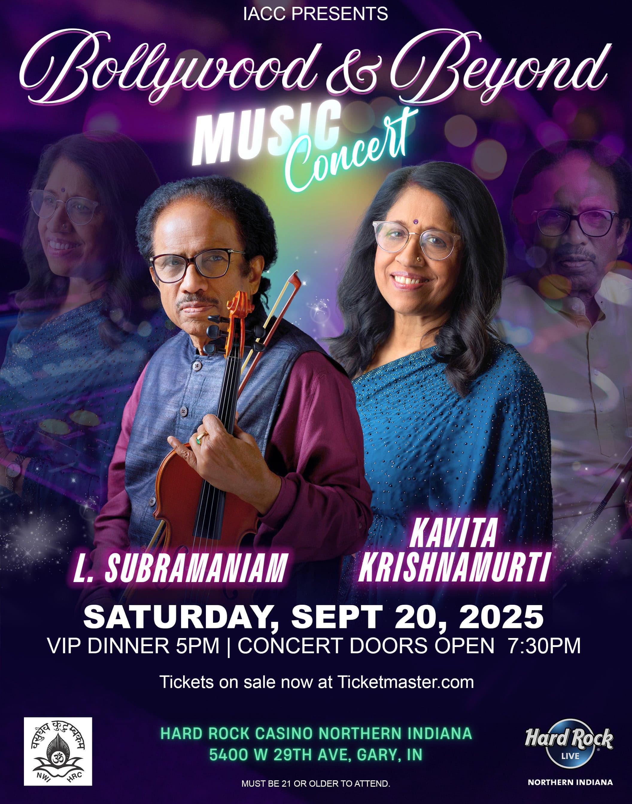 Bollywood & Beyond: Kavita Krishnamurti and Dr. L. Subramaniam event image