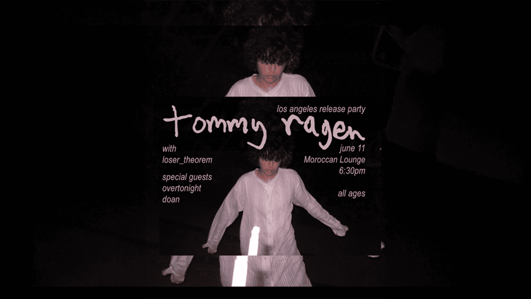 Tommy Ragen w/ loser_theorem + overtonight & doan event image