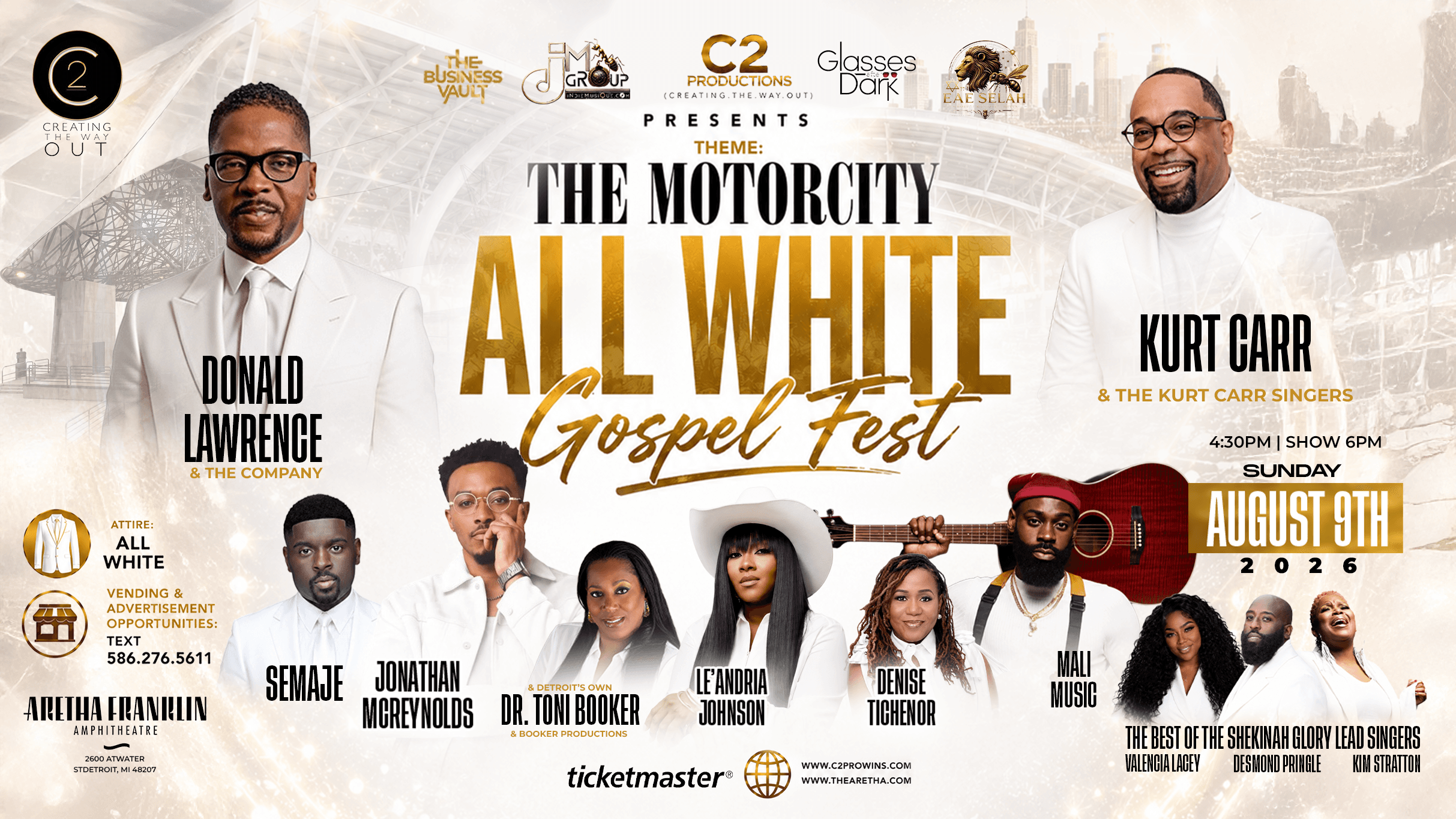 The MotorCity All White Gospel Fest event image