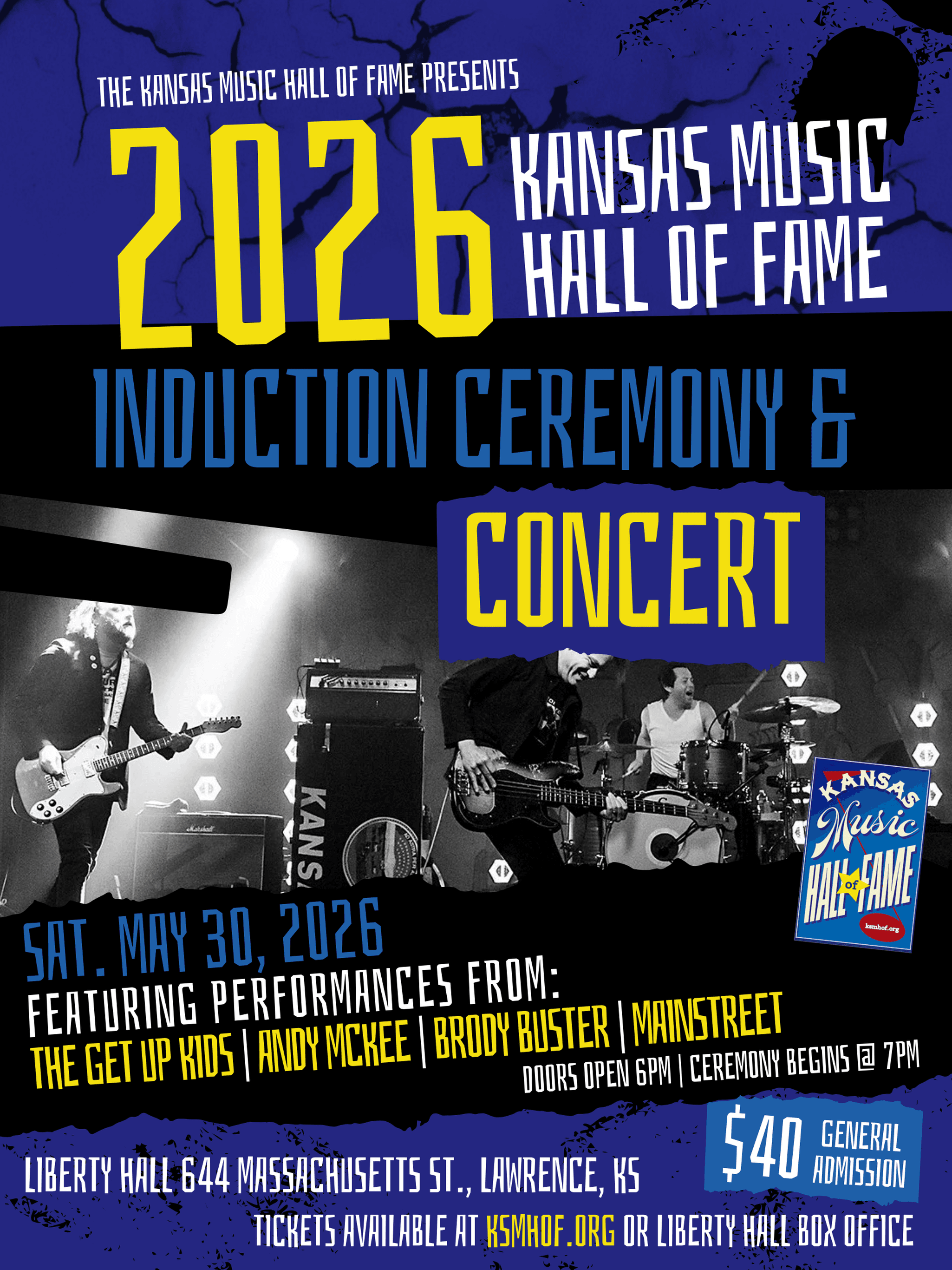 2026 Kansas Music Hall of Fame Induction and Concert event image