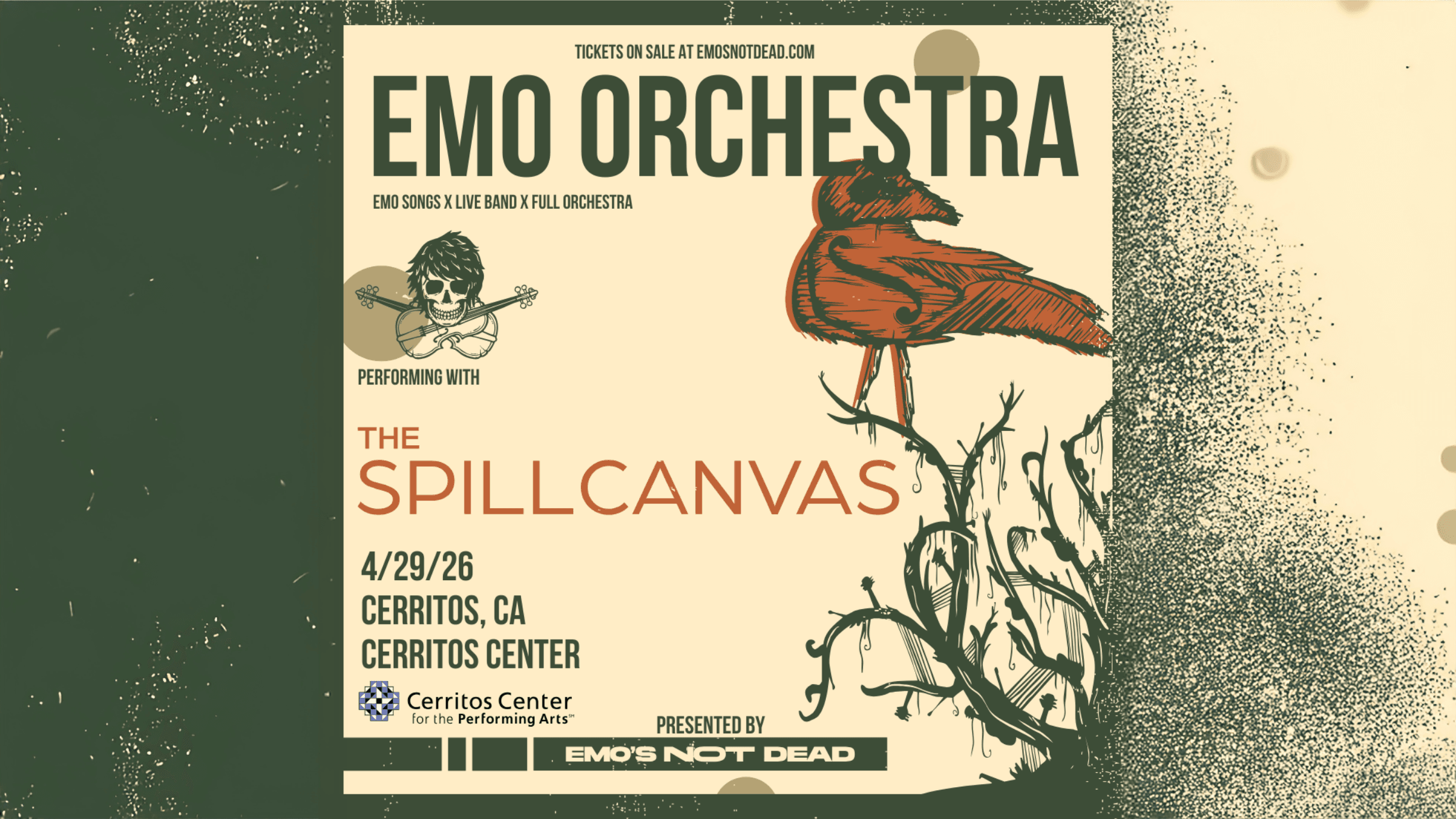 Emo Orchestra With The Spill Canvas - An Evening Of Emo event image