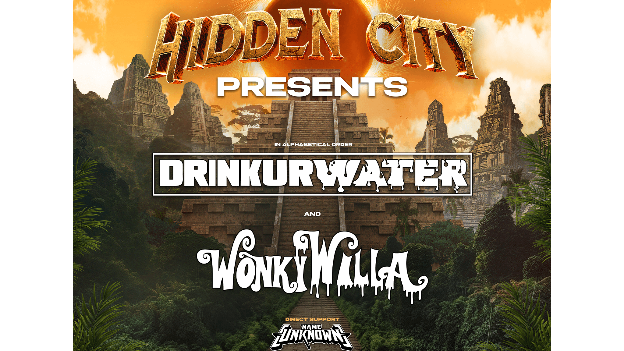 Hidden City Presents: DrinkUrWater and Wonky Willa event image