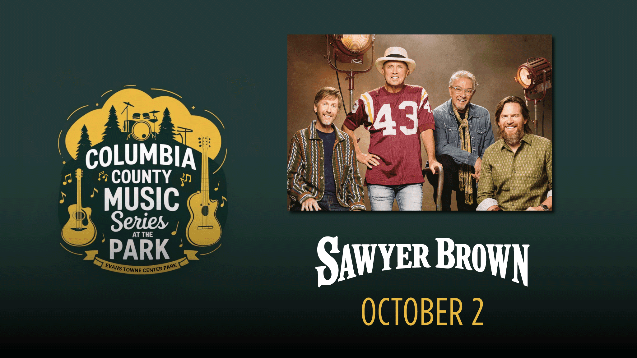 Sawyer Brown at Evans Towne Center Park event image
