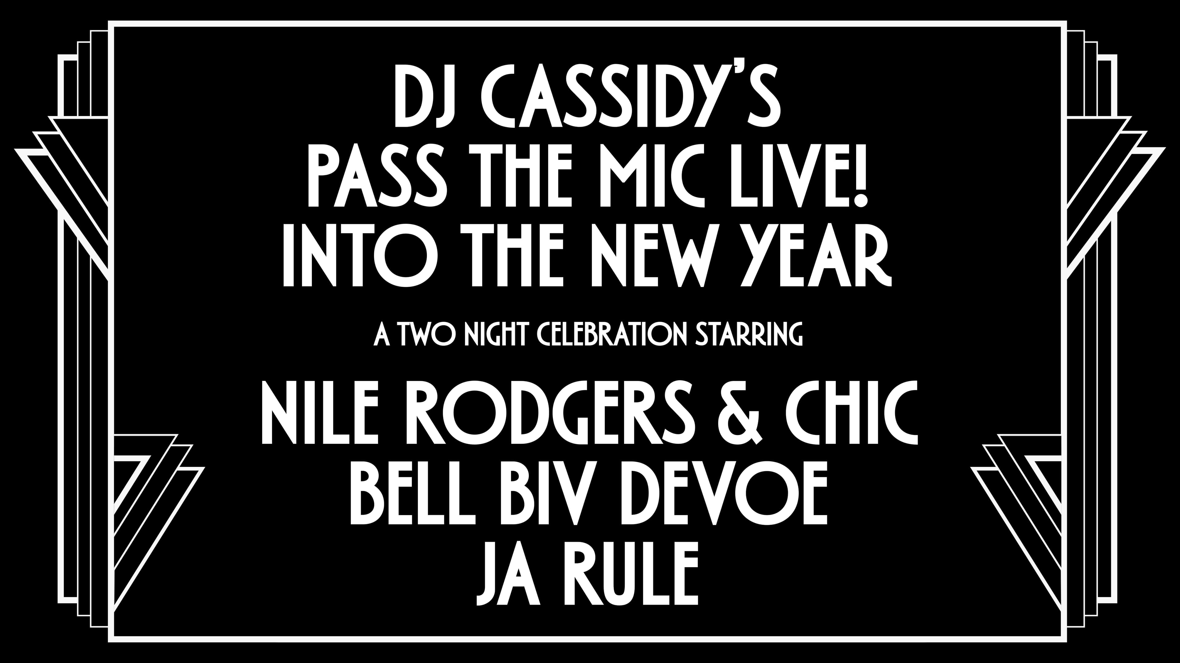DJ Cassidy's Pass The Mic Live! Into The New Year event image