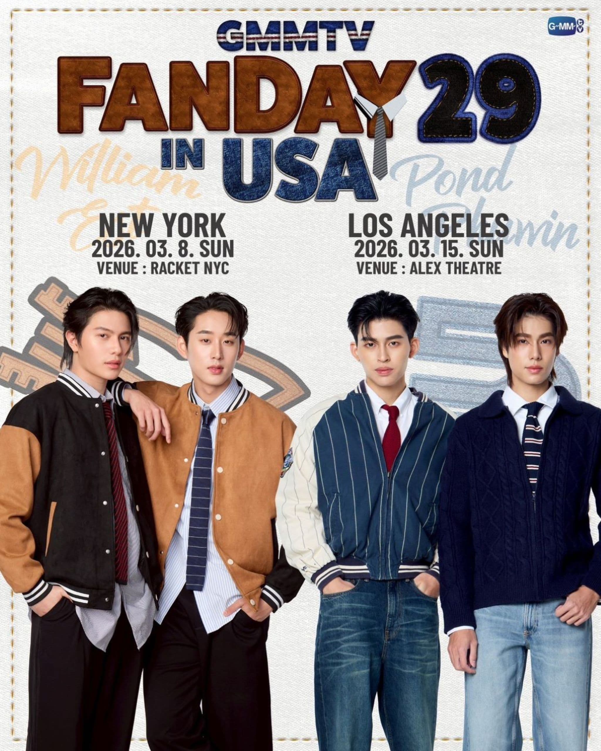 GMMTV FANDAY29 in USA William-Est event image