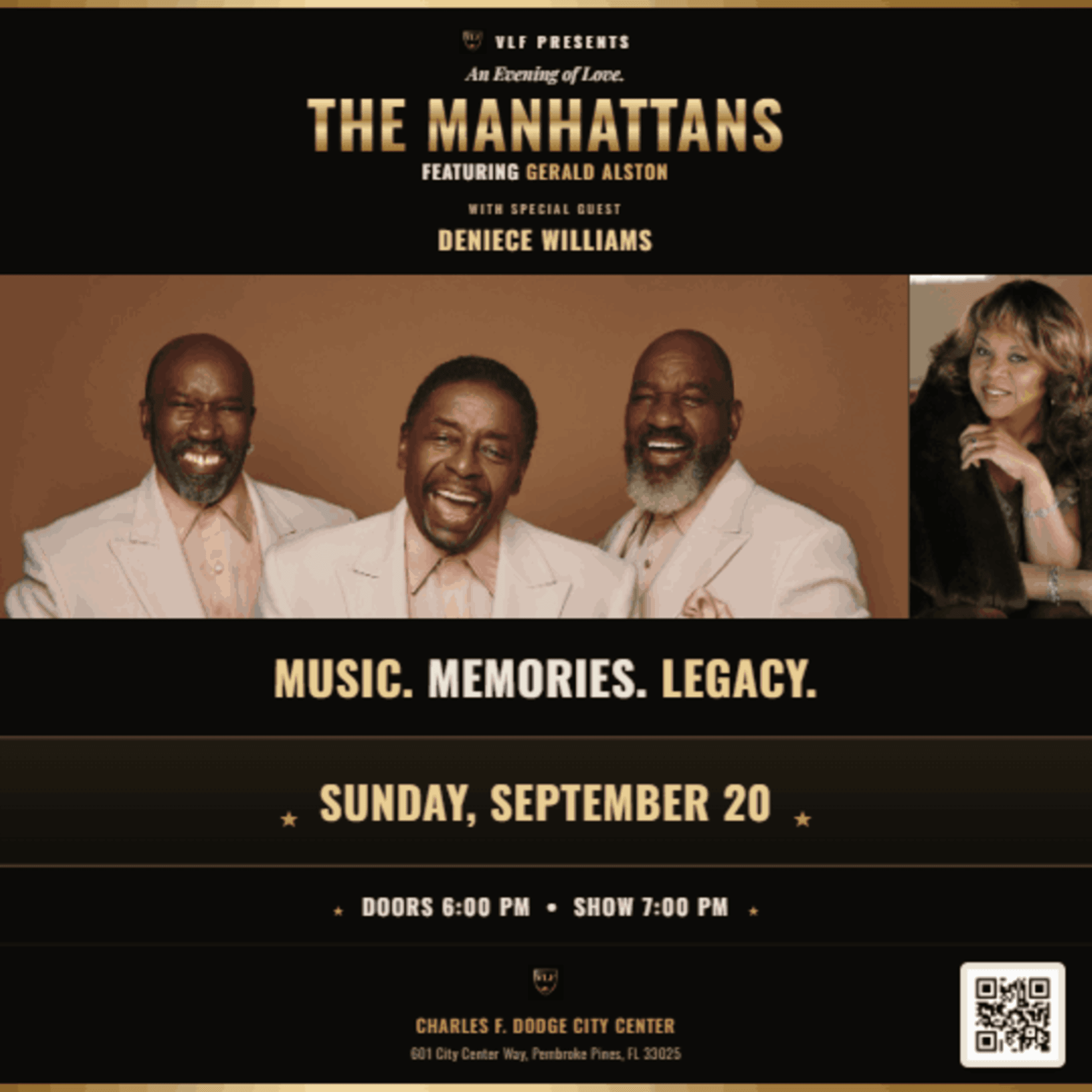 The Manhattans Featuring Gerald Alston and Deniece Williams event image