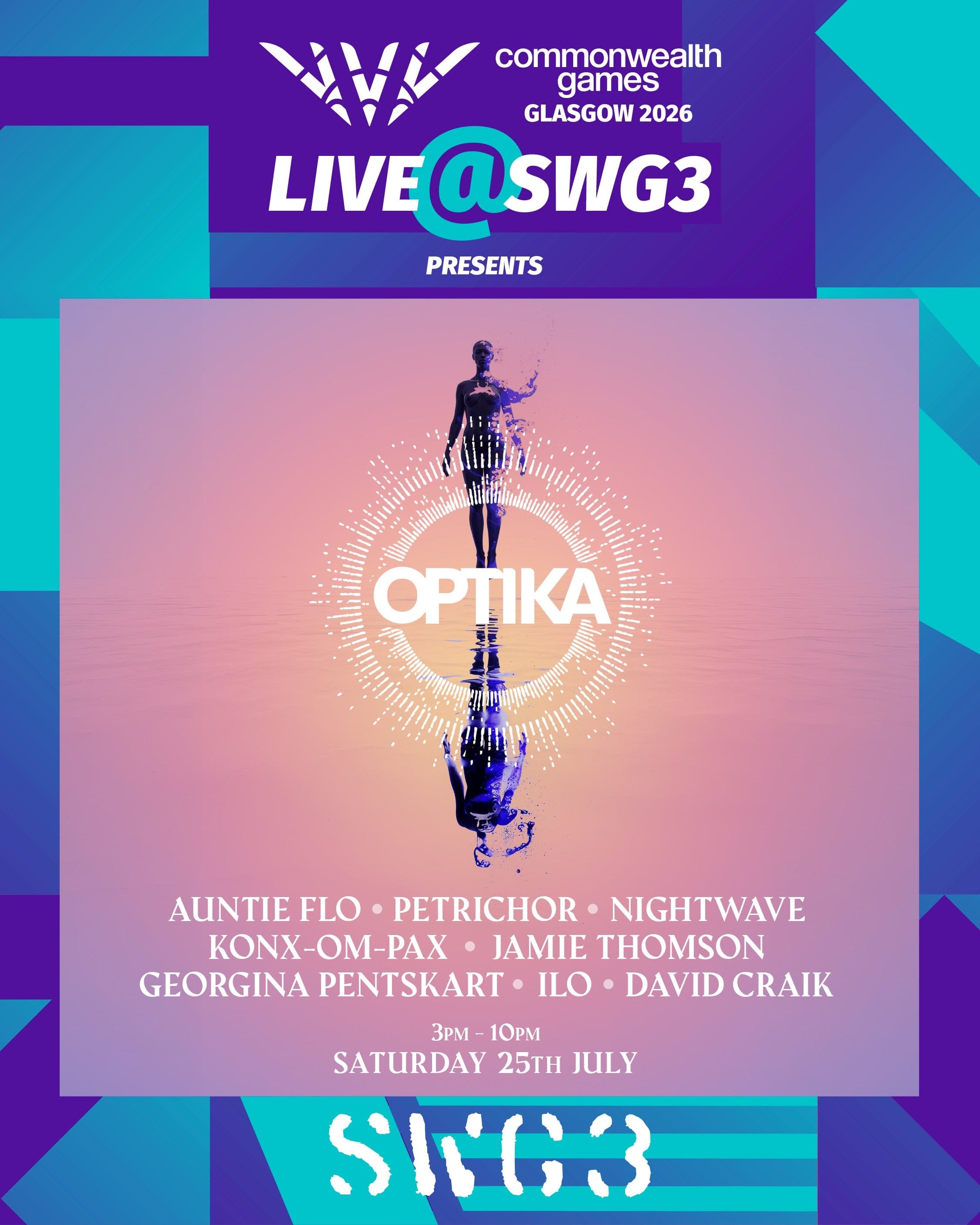 OPTIKA - Auntie Flo, Petrichor, Nightwave, Konx-Om-Pax, Jamie Thomson event image