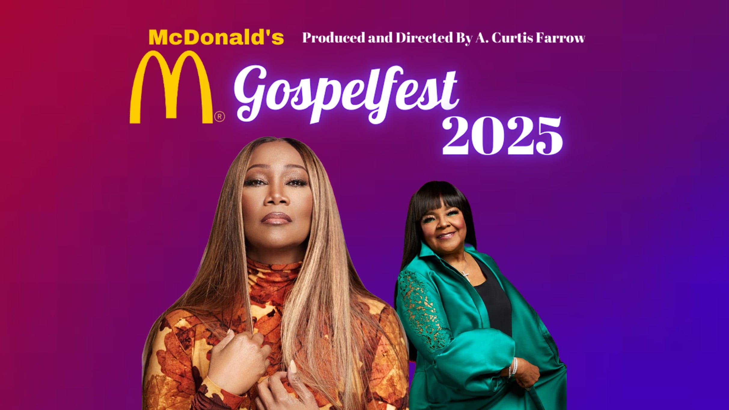 McDonald's Gospelfest 2025 - Produced by A. Curtis Farrow event image