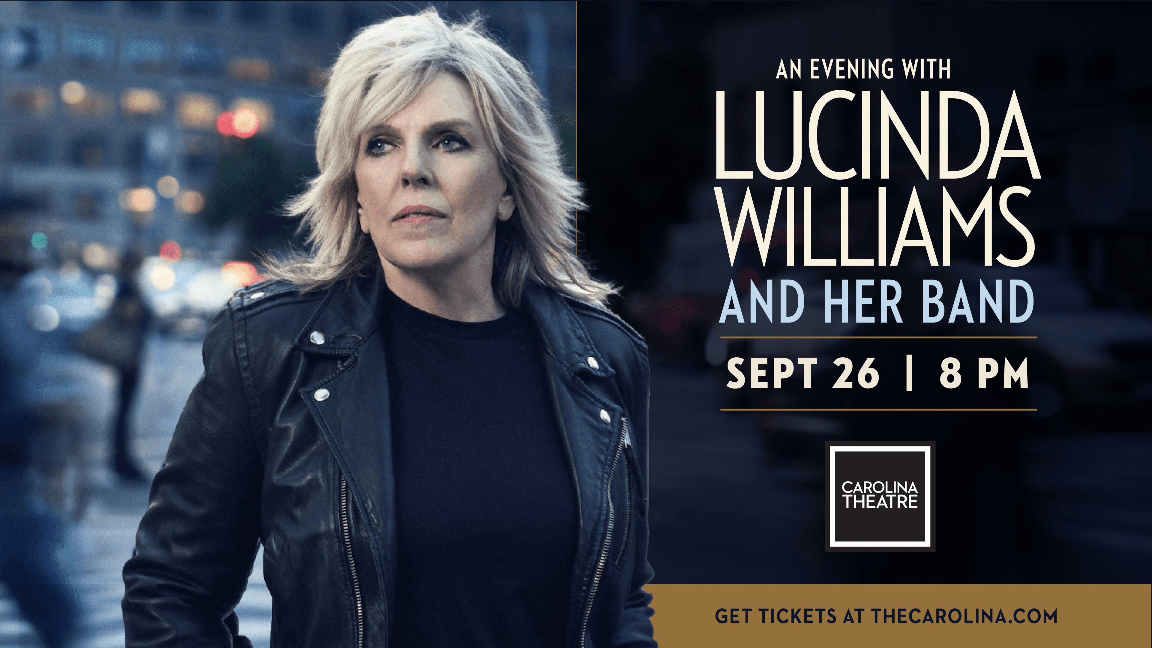 An Evening With Lucinda Williams and Her Band event image