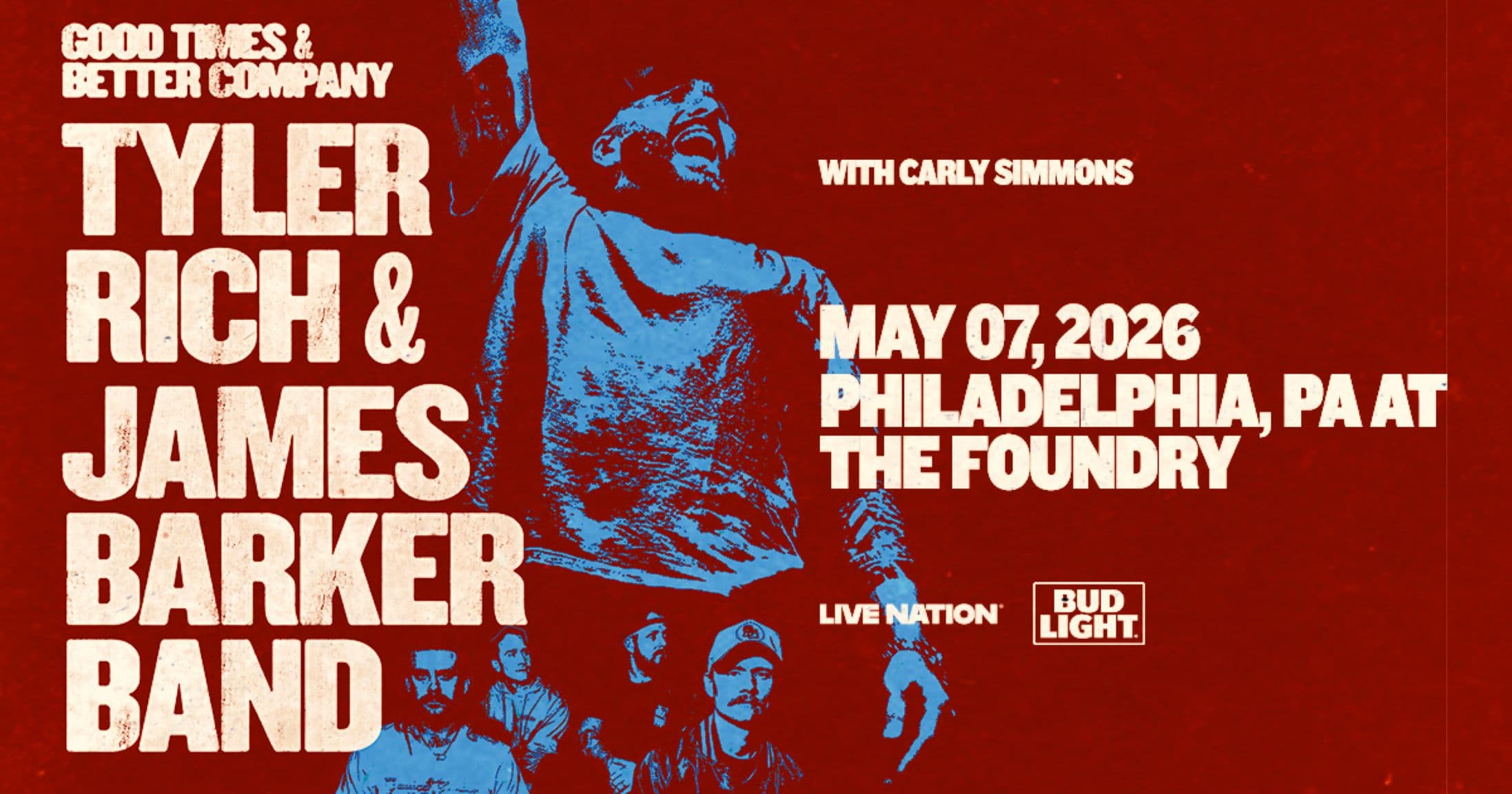 Tyler Rich and James Barker Band - Good Times & Better Company Tour event image