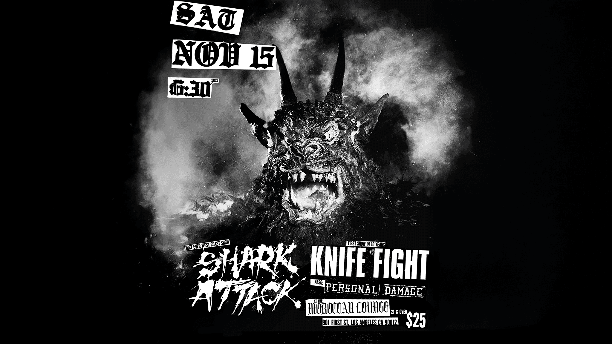 Shark Attack, Knife Fight & Personal Damage event image