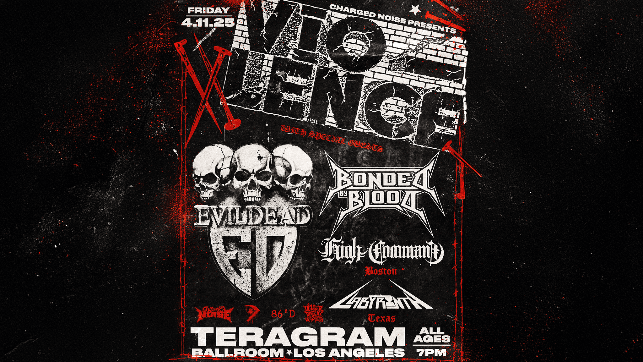 Charged Noise Presents: VIO-LENCE with Special Guests event image