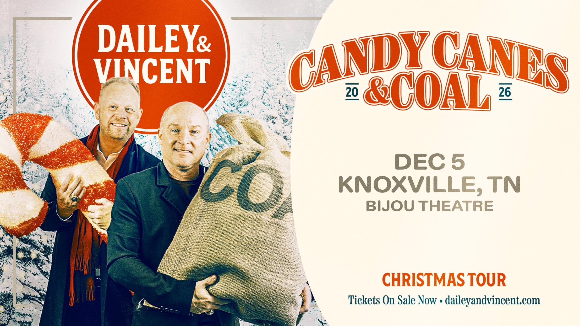 Dailey & Vincent: Candy Canes & Coal Christmas Tour event image