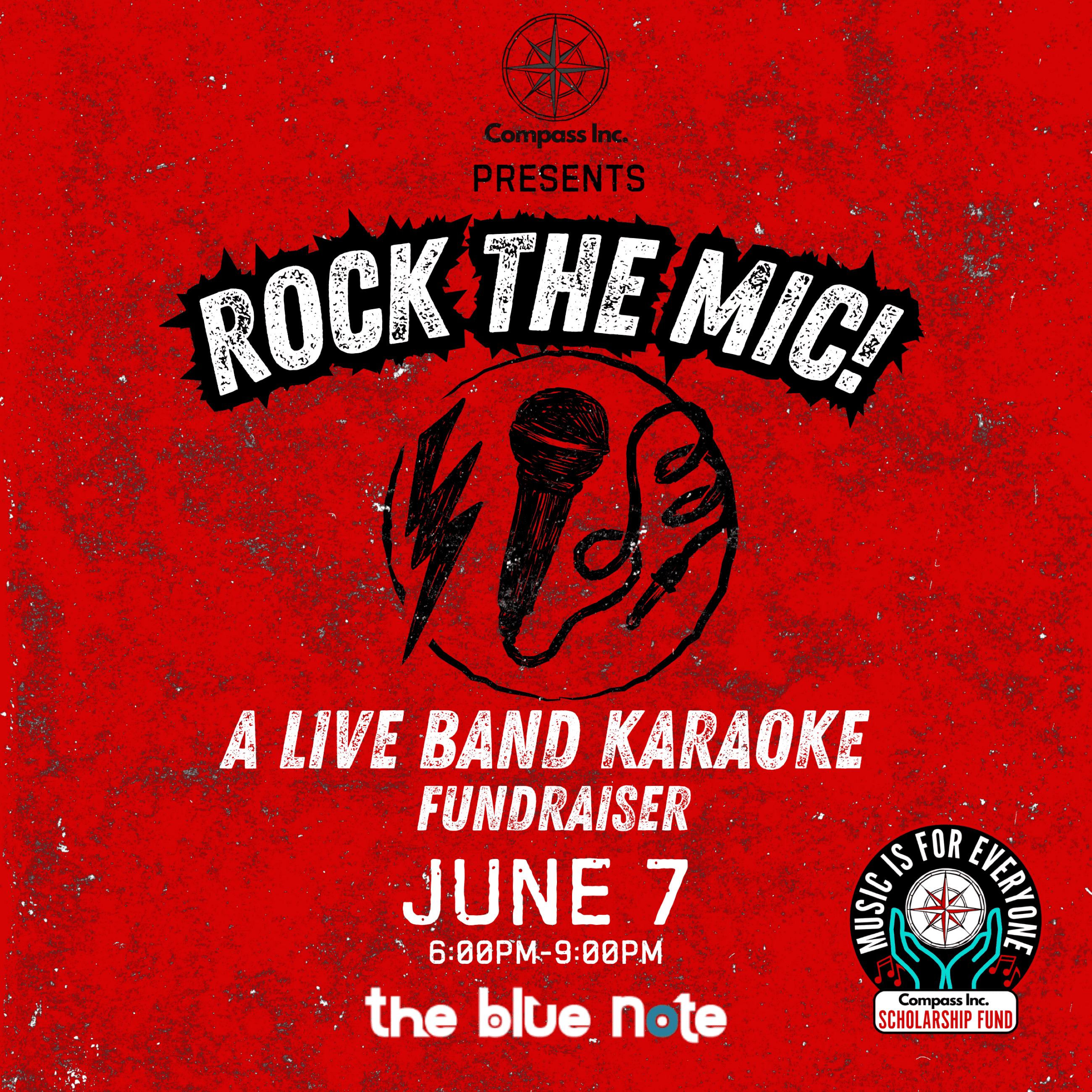 Compass Inc. Presents Rock the Mic: A Live Band Karaoke Fundraiser event image