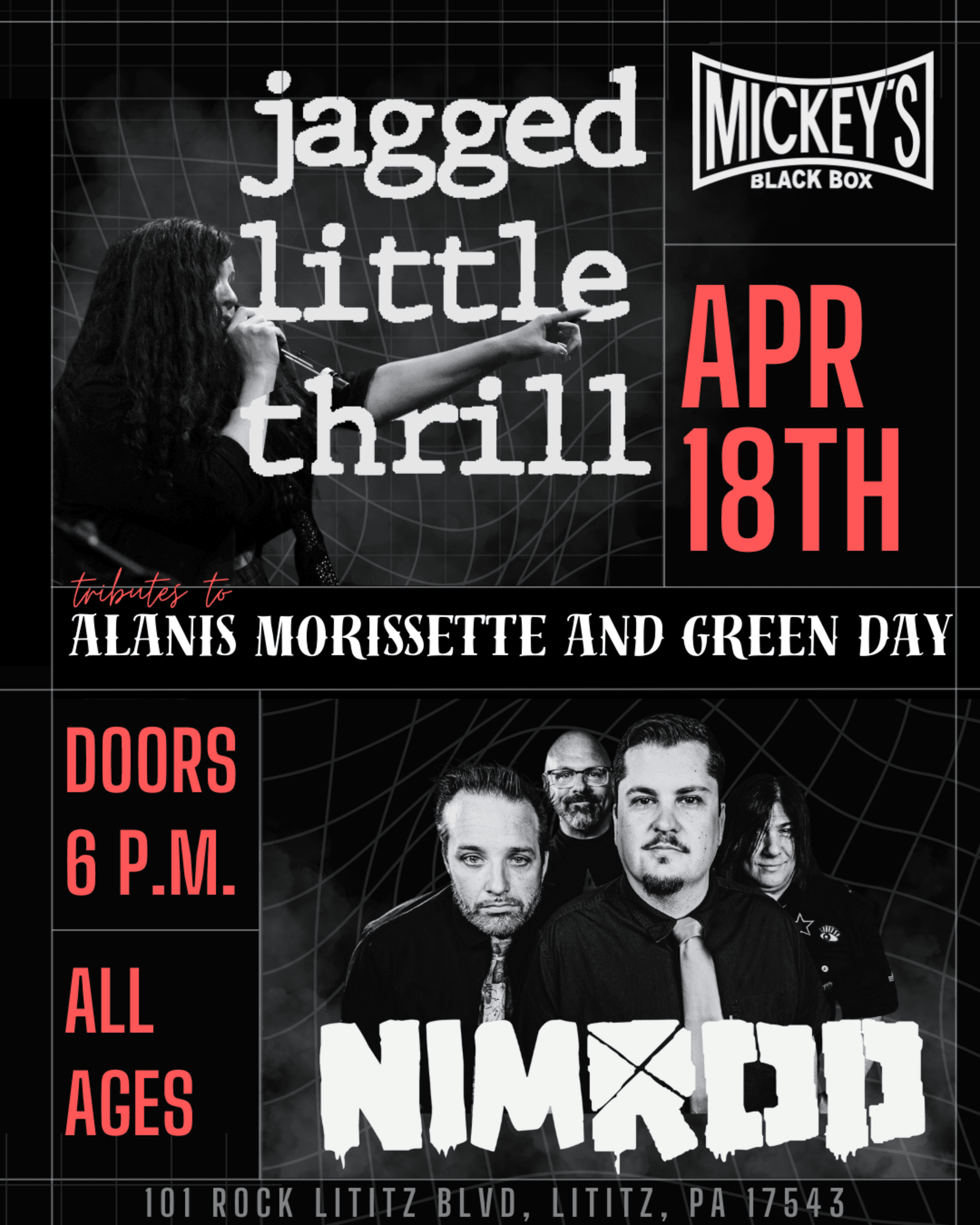 Jagged Little Thrill with Nimrod event image