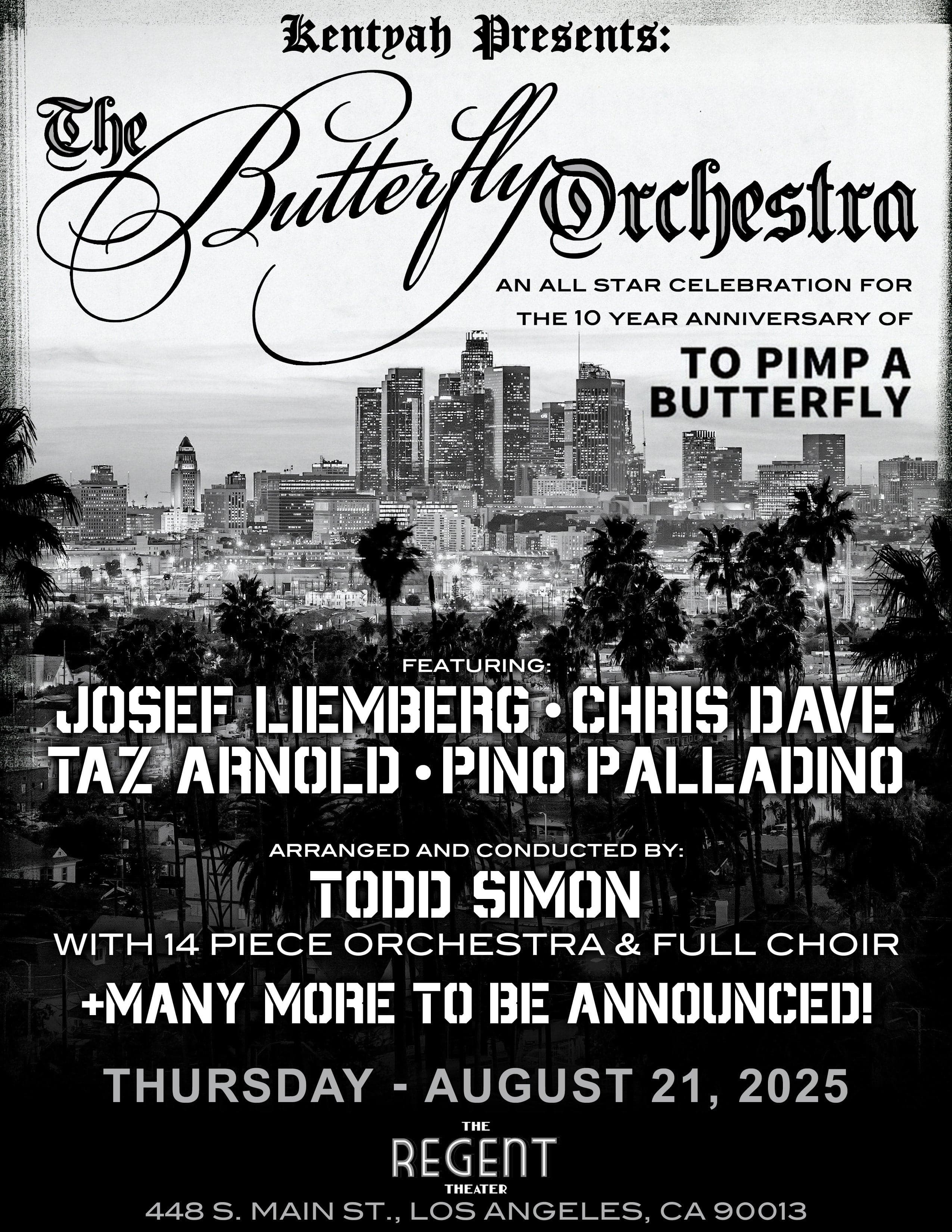The Butterfly Orchestra: 10 Year Anniversary of 'To Pimp A Butterfly' event image
