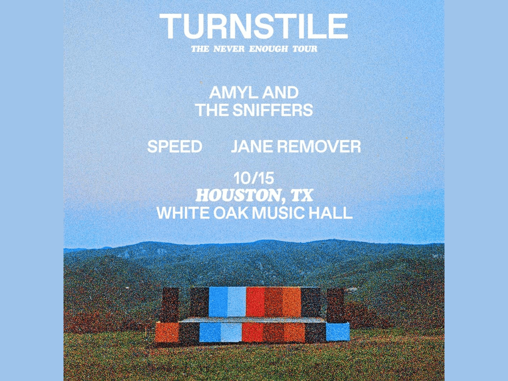 TURNSTILE THE NEVER ENOUGH TOUR With Amyl & The Sniffers event image