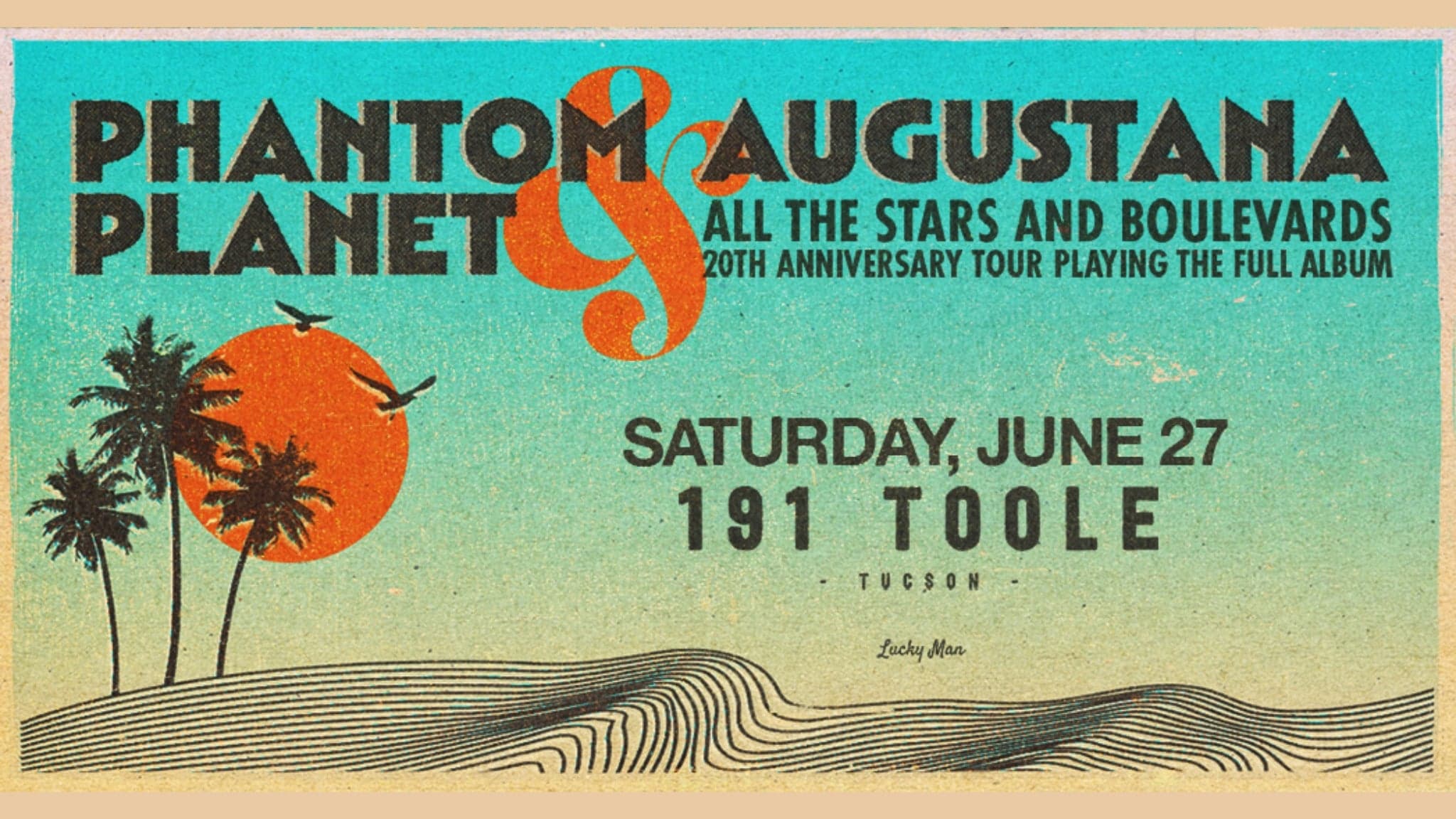 Phantom Planet & Augustana @ 191 Toole event image