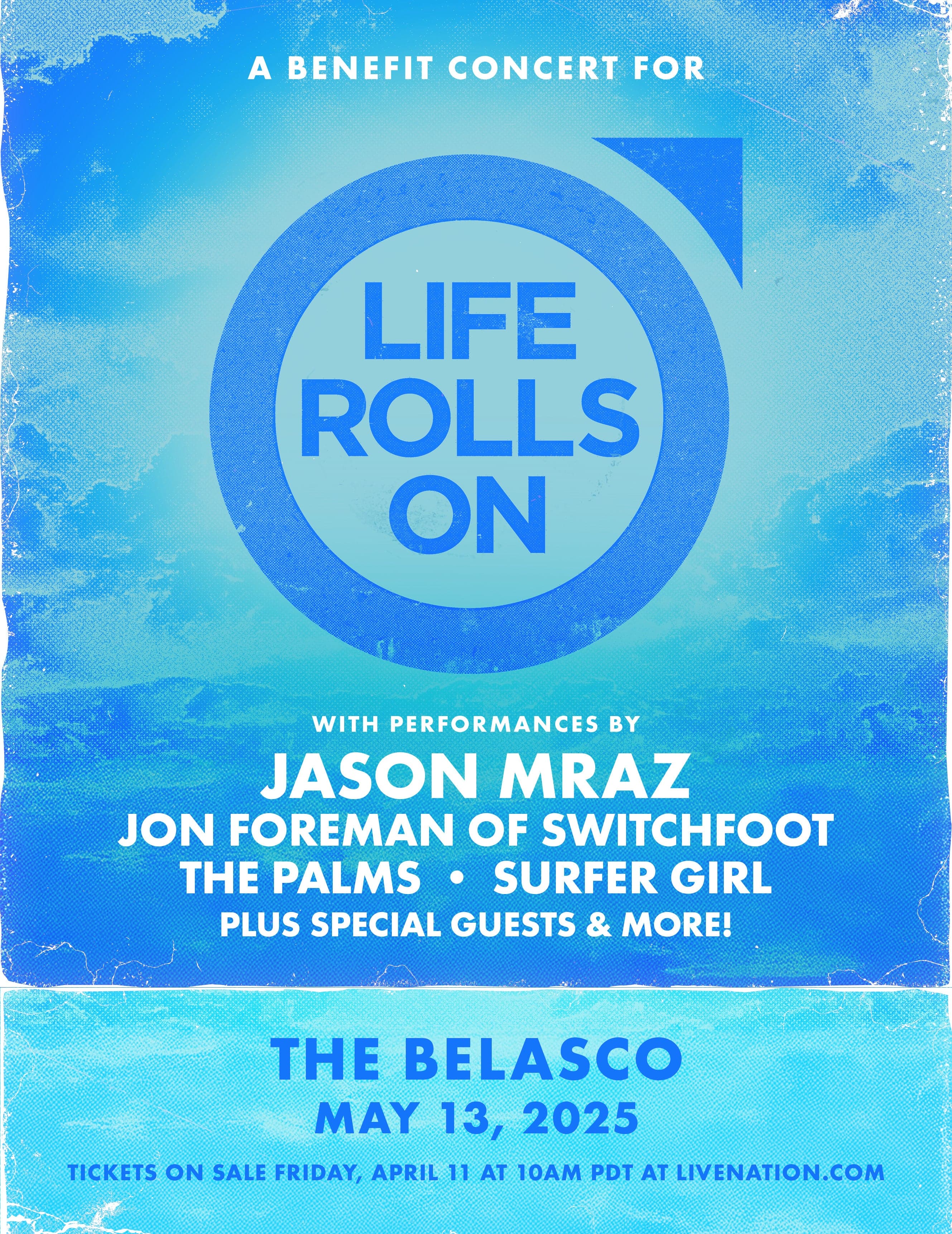 A Benefit Concert for Life Rolls On w/ Jason Mraz & more! event image