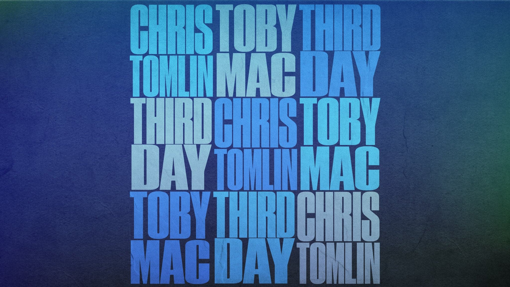 CHRIS TOMLIN, TOBYMAC, THIRD DAY event image