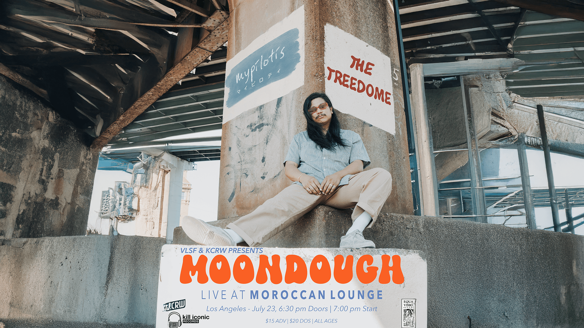 VLSF & KCRW Present: Moondough w/ mypilotis & The Treedome event image