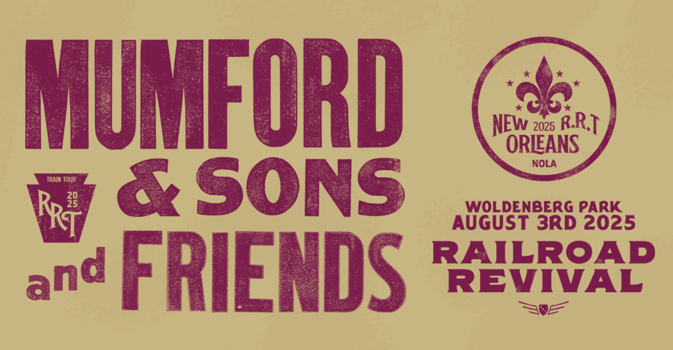 Mumford & Sons and Friends: Railroad Revival Tour event image