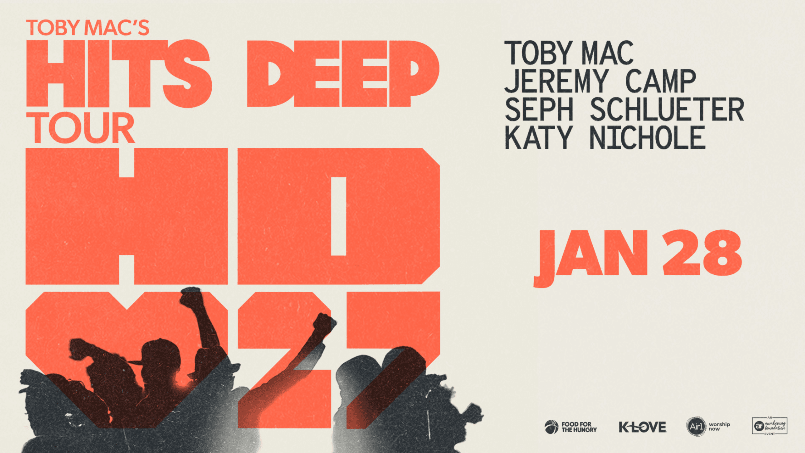 TOBYMAC with Jeremy Camp, Seph Schlueter, Katy Nichole: Hits Deep Tour event image