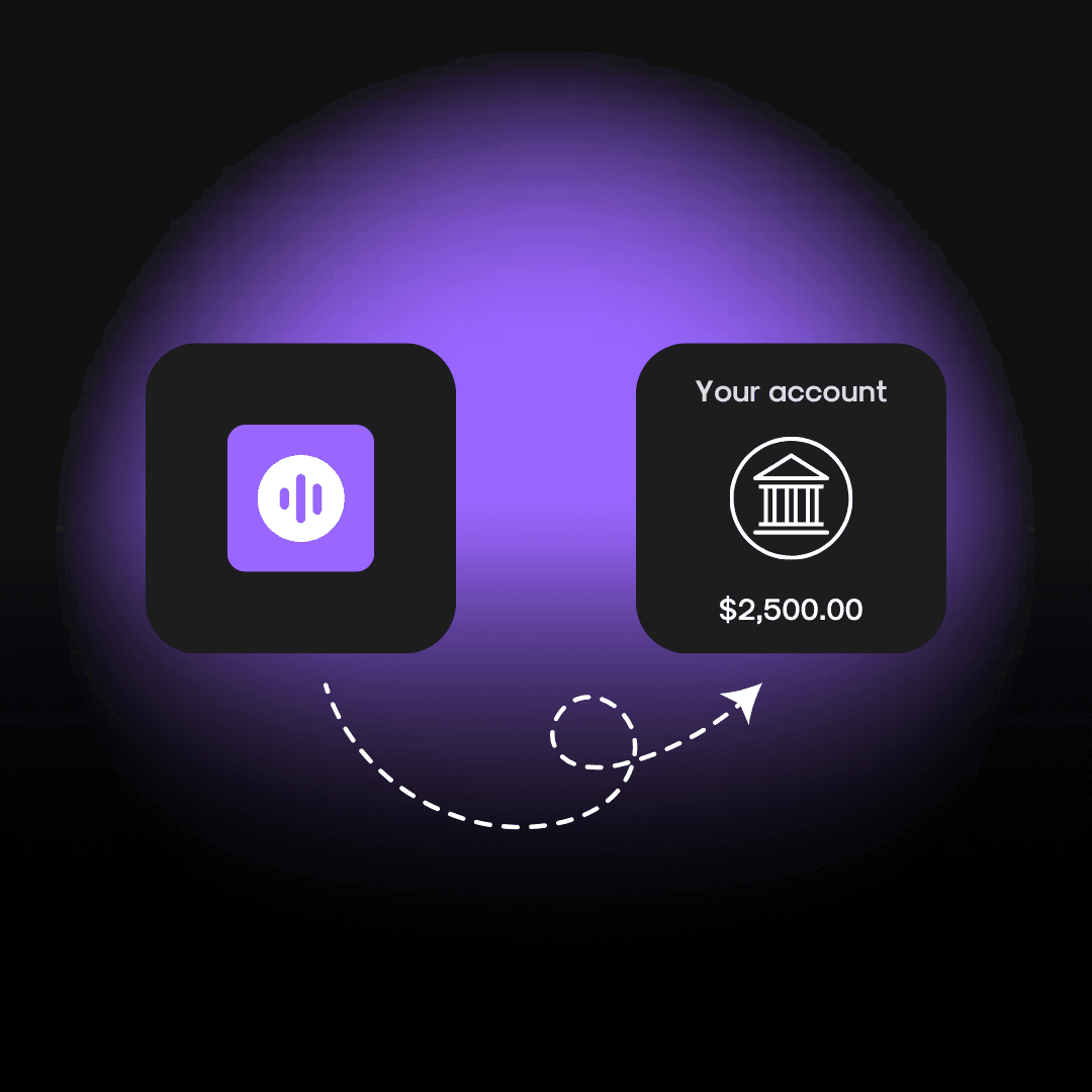 Payouts landing in your account