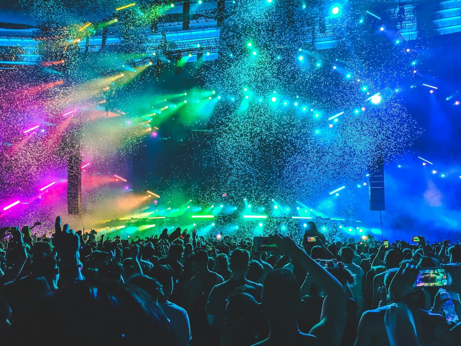 Large crowd at a live event