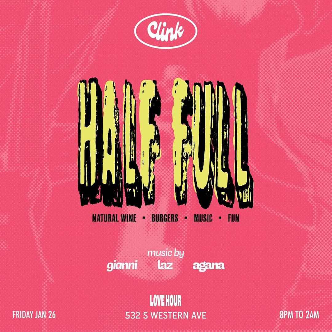 Clink presents: Half Full event image