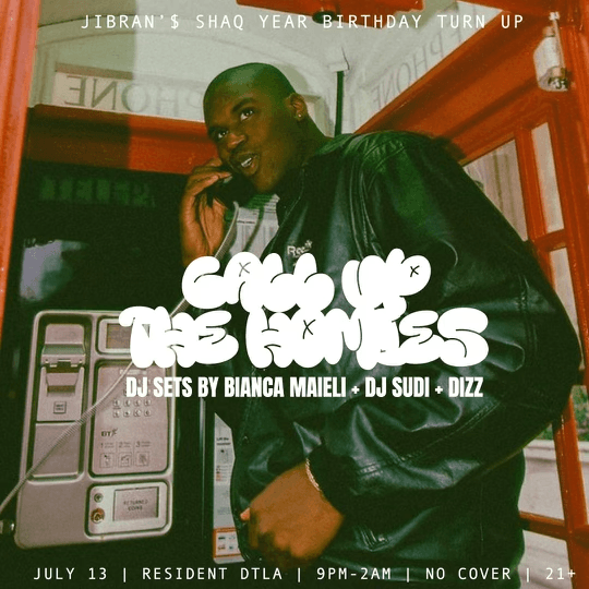 Call Up The Homies event image