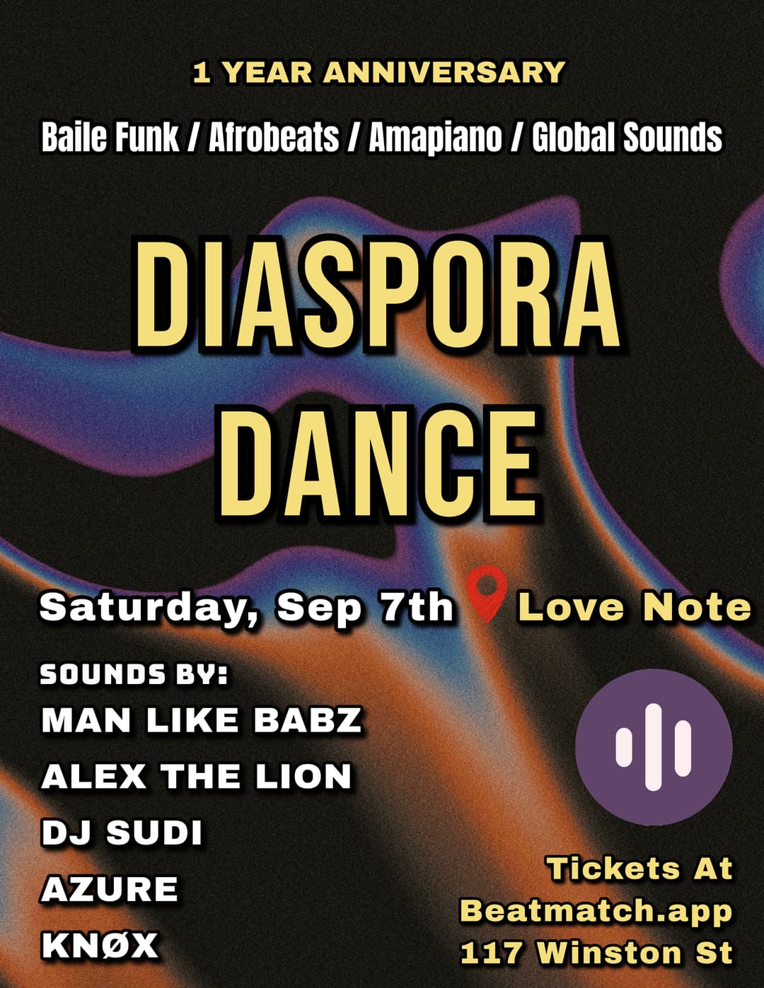 Diaspora Dance 1 Year Anniversary event image