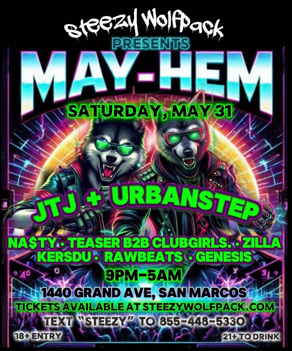 Steezy Wolfpack’s May-Hem event image