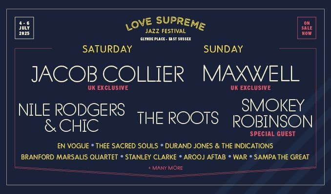 Love Supreme Jazz Festival - Weekend Tickets event image