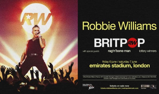 Robbie Williams - EXTRA DATE ADDED event image