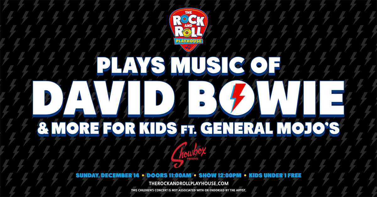 The Rock and Roll Playhouse plays Music of David Bowie & More For Kids event image