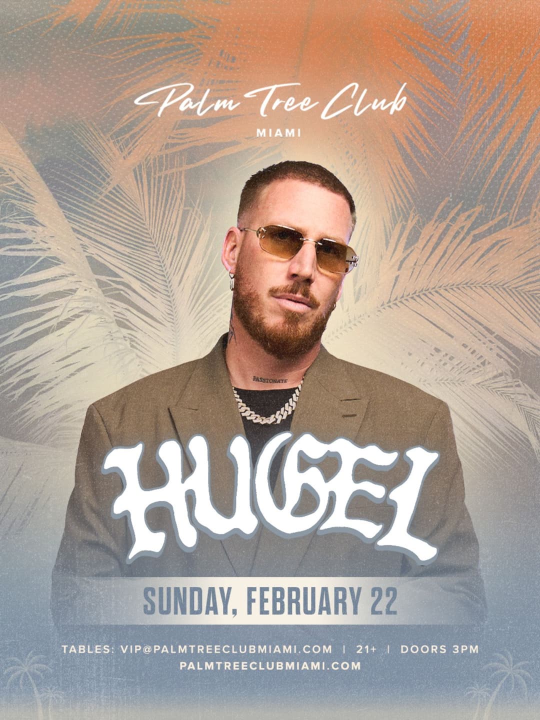 HUGEL Presented by Palm Tree Club Miami event image