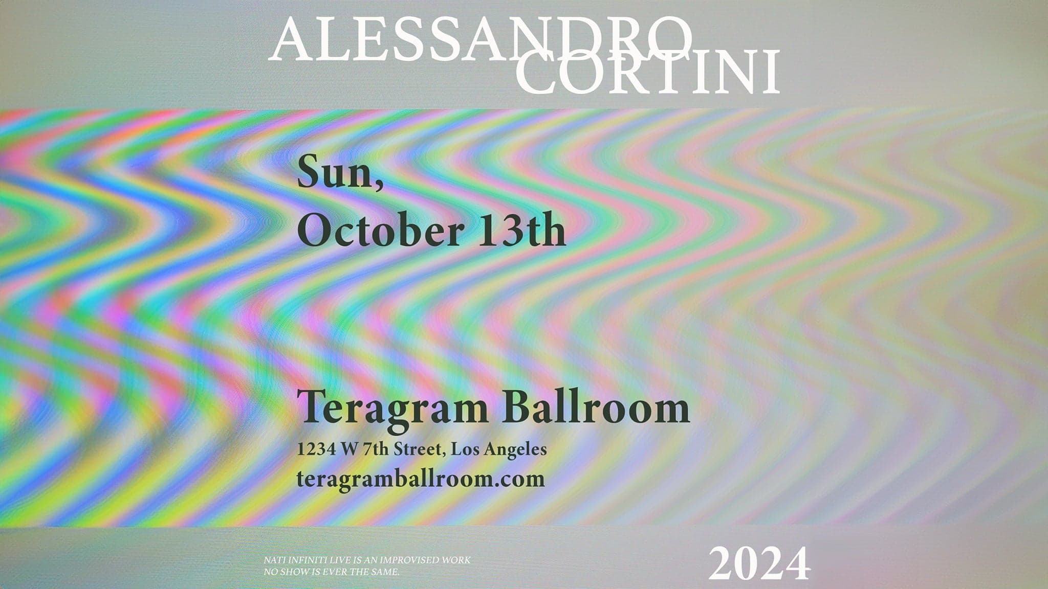 Alessandro Cortini event image